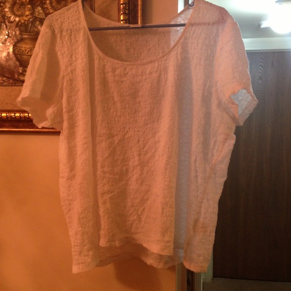 Plus top White