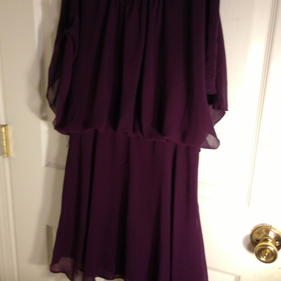 Cute purple violet color dress - Picture 1 of 4