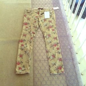 Floral Jeans Size 9