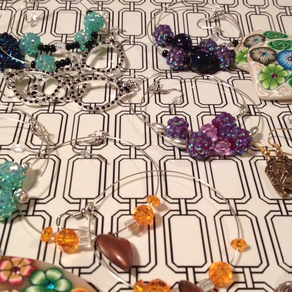 Earrings three for $25.00