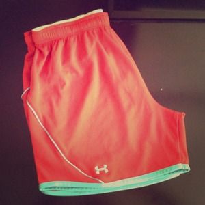 $$ Sold $$$ bundled. Orange/blue UA shorts