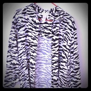 Black and white print jacket