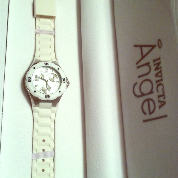 Invicta angel white watch