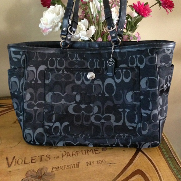 SOLD Coach Chelsea Optic Diaper Laptop Bag