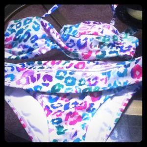 Victoria's Secret Multi-colored leopard bikini!