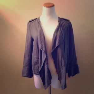Anthropologie Draped Surplus Jacket