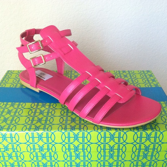 *Hold for Alyssa% Hot Pink Gladiator Sandals