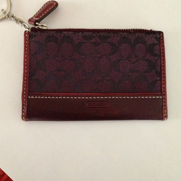 Coach Clutches & Wallets - Authentic Coach coin  key chain