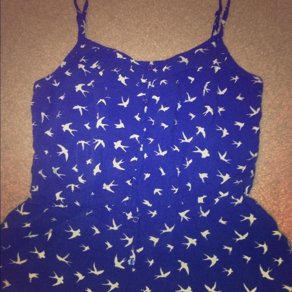 Never worn blue and white top!