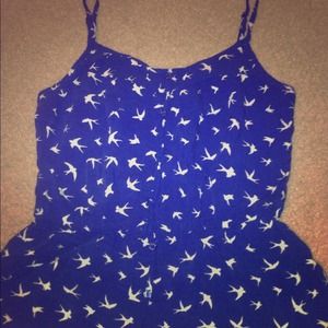 Never worn blue and white top!