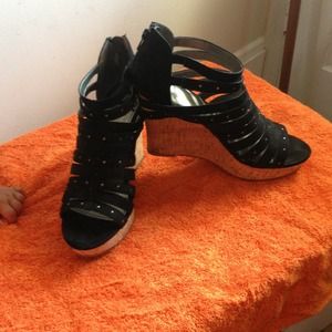 Fergalicious Strappy Wedges