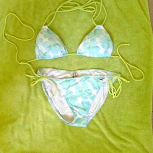Traded!  Bright Hawaiian flowered bikini!