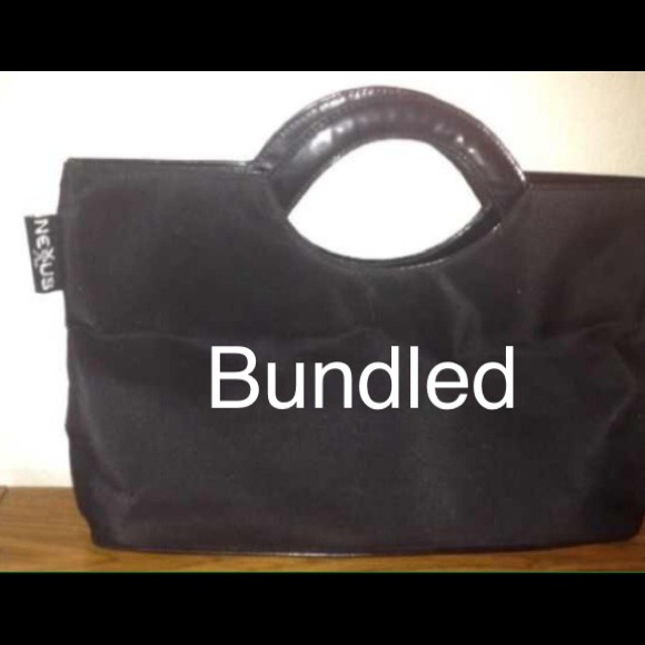 Nylon nexus tote.