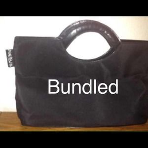 Nylon nexus tote.