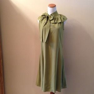 Anthropologie Lime Juice Dress