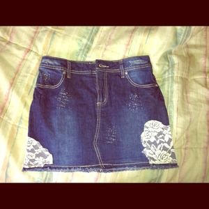 Denim summer skirt