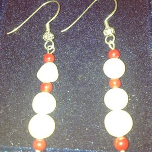 Sterling Silver Fresh Water Pearls and Coral
