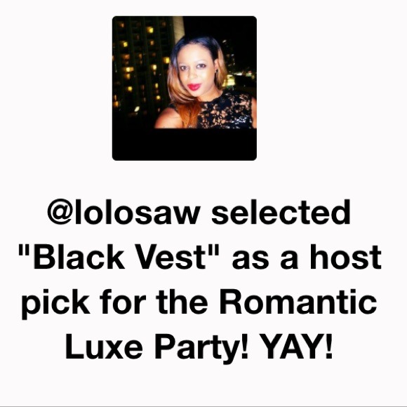 🎉Gifted🎉 🎤Host Pick 10/8, 12/5 🎶 Black Vest - Picture 4 of 4