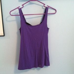 Basic purple top with adorable bow in back