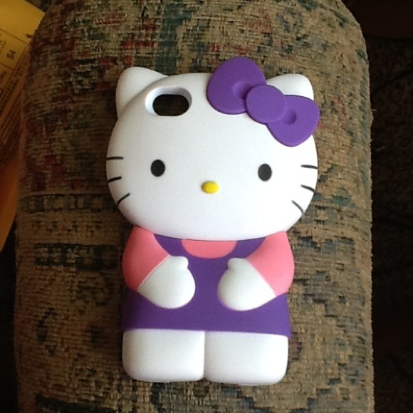 CUTE HELLO KITTY CASE ( purple ) NWOT
