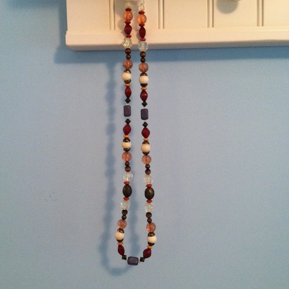 Long beaded necklace