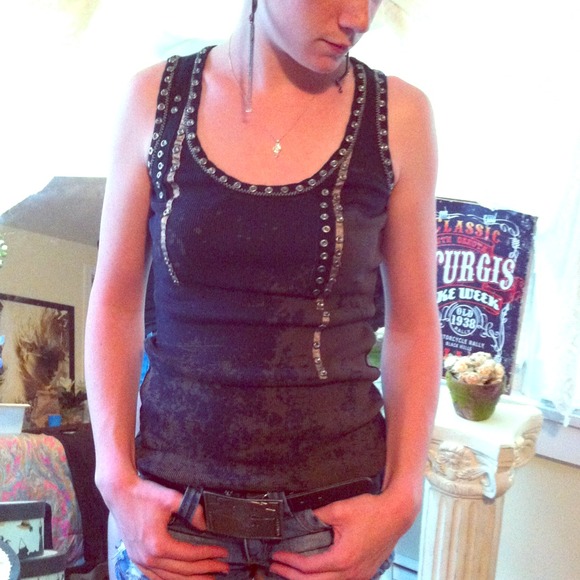 Cute Studded Tank
