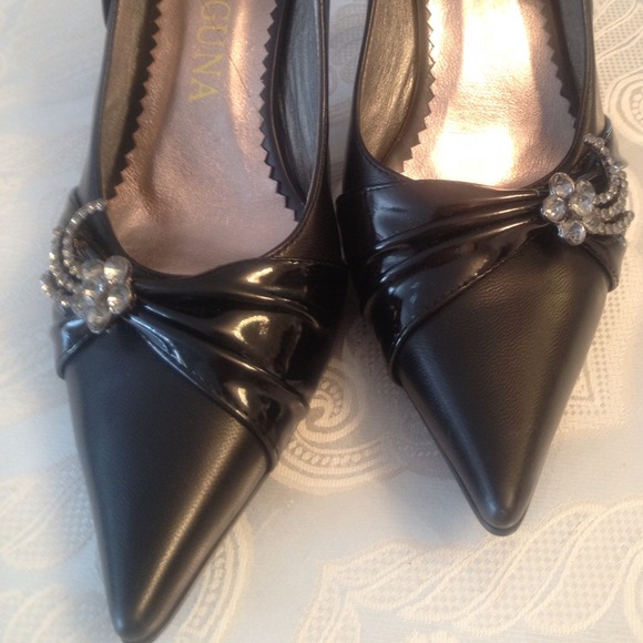 Black fancy party shoes