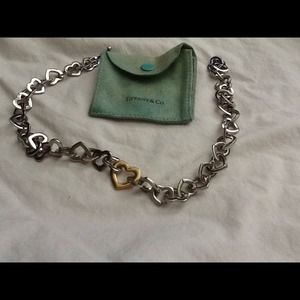 Tiffany Necklace open heart chain necklace