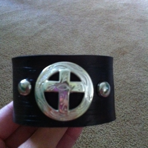 Cross bracelet.