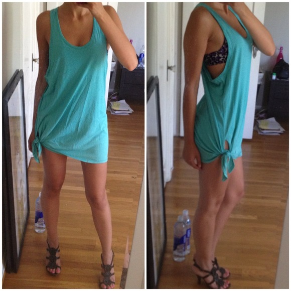 SOLD Alternative apparel tunic blue dress top
