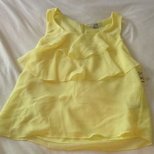 Small yellow shirt from Forever 21