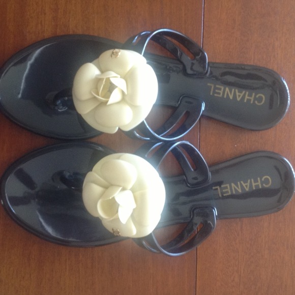 CHANEL CAMELLIA SANDALS