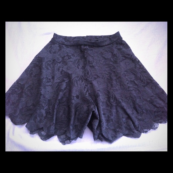 Black Milk Clothing - Black Lace Shorties