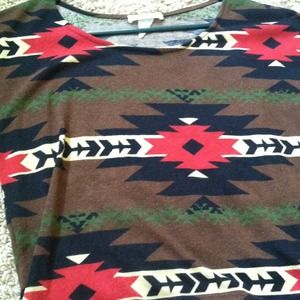 Tribal crop top