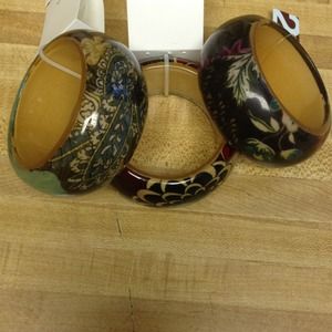 3 bangle bracelets