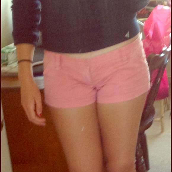 Coral hollister short shorts