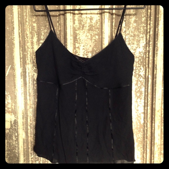 Black silky top SOLD!!
