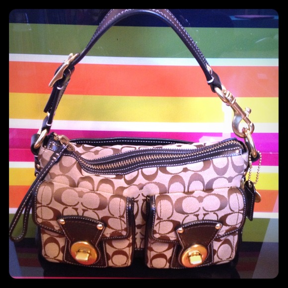 Coach Signature Legacy Pocket Satchel