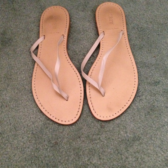 J. Crew Capri Sandals (white)