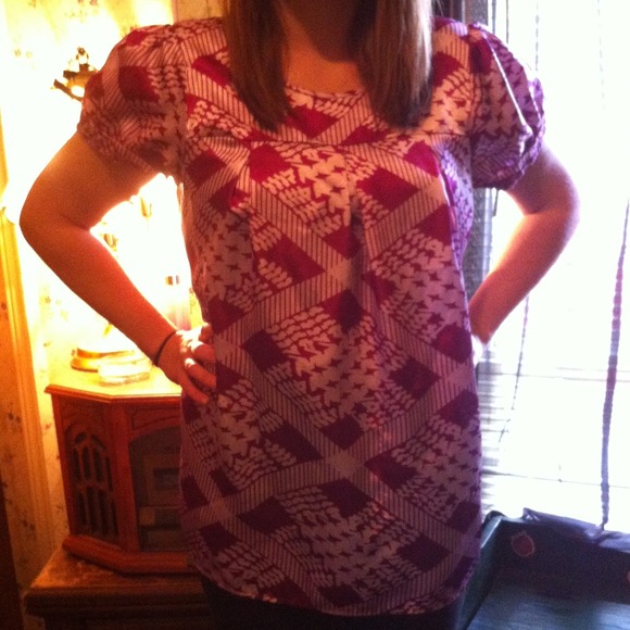 Silky Retro Top