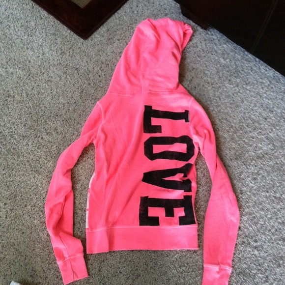 Victoria secret pink zip up hoodie