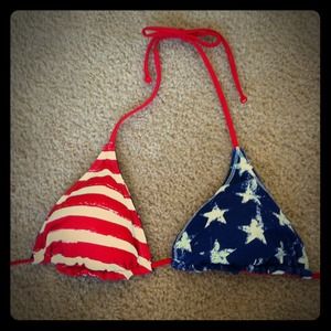 Patriotic Bikini Top