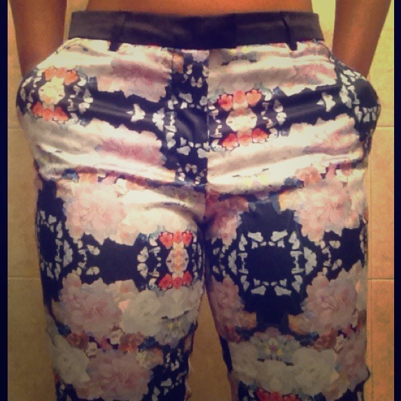 H&M flower print pants