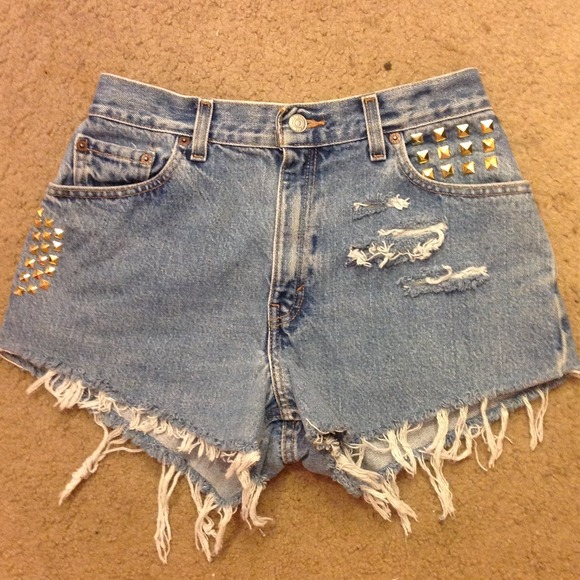 ⭐SOLD⭐ 🎀CUSTOM🎀 High Waisted Shorts