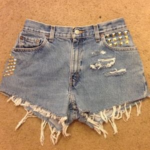 ⭐SOLD⭐ 🎀CUSTOM🎀 High Waisted Shorts