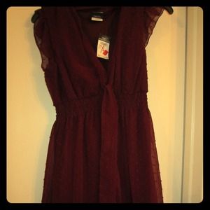Maroon dress