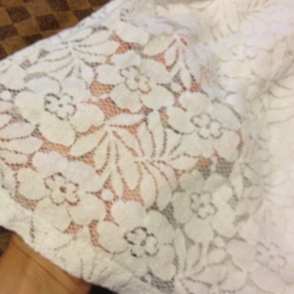 White Flower Print Dress - Picture 2 of 2