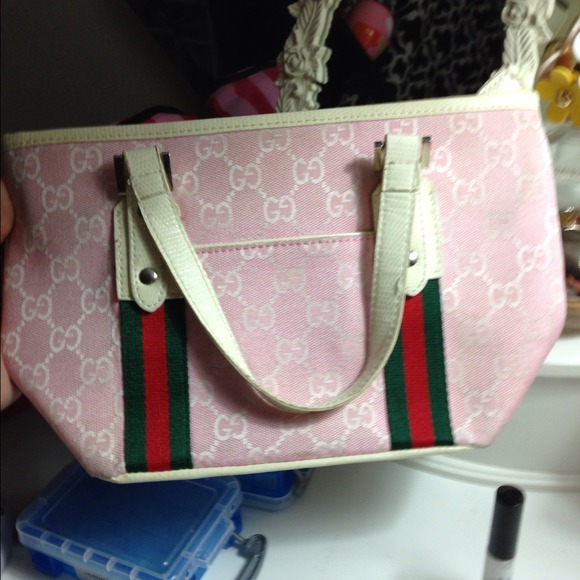 Pink gucci bag