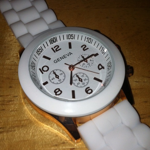 NEW! White Chunky Watch for Summer 2013 😍 - Picture 2 of 3