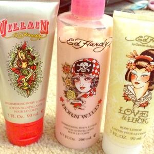 ED HARDY LOTIONS!